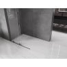 Mexen Velar Walk-in Duschwand Schiebbar 100 x 200 cm, transparent 8 mm, gun gray gebürstet - 871-100-000-03-66