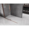 Mexen Velar Duschwand verschiebbar Walk-in 150 x 200 cm, transparent 8 mm, Roségold - 871-150-000-03-60