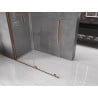 Mexen Velar Duschwand verschiebbar Walk-in 150 x 200 cm, transparent 8 mm, Roségold - 871-150-000-03-60