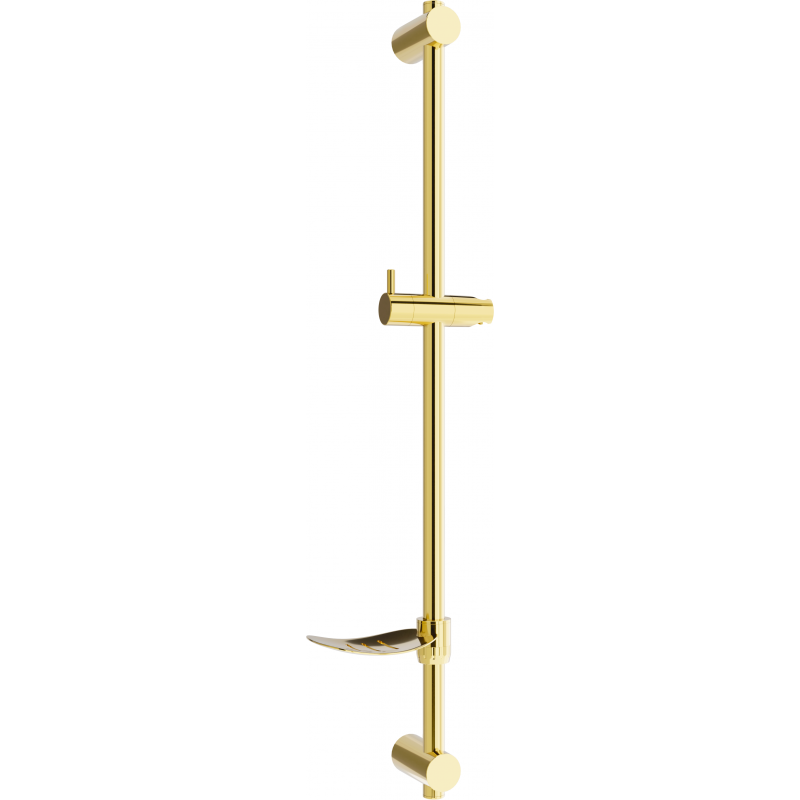 Mexen DF Duschstange mit Seifenschale 80 cm, gold - 79382-50