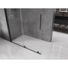 Mexen Velar Duschwand zum Schieben Walk-in 130 x 200 cm, transparent 8 mm, schwarz - 871-130-000-03-70