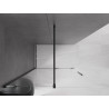 Mexen Velar Duschwand zum Schieben Walk-in 130 x 200 cm, transparent 8 mm, schwarz - 871-130-000-03-70