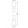 Mexen Duschschlauch 175 cm, Chrom - 79475-00