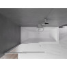 Mexen Fox Badewannenwand 2-teilig verschiebbar 85 x 150 cm, matt, chrom - 891-085-002-01-30