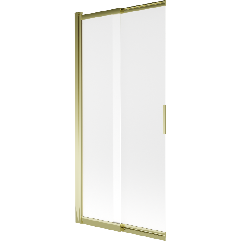 Mexen Fox 2-flügelige Schiebeduschwand 85 x 150 cm, matt, gold - 891-085-002-50-30