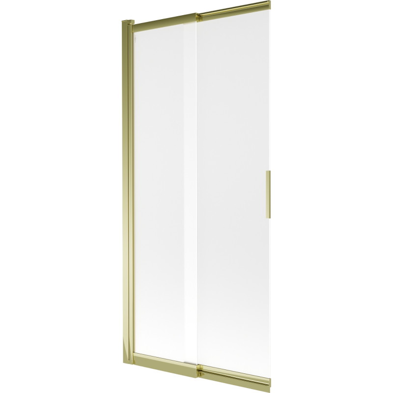 Mexen Fox 2-flügelige Schiebewannenabtrennung 85 x 150 cm, mattiert, golden - 891-085-002-50-30