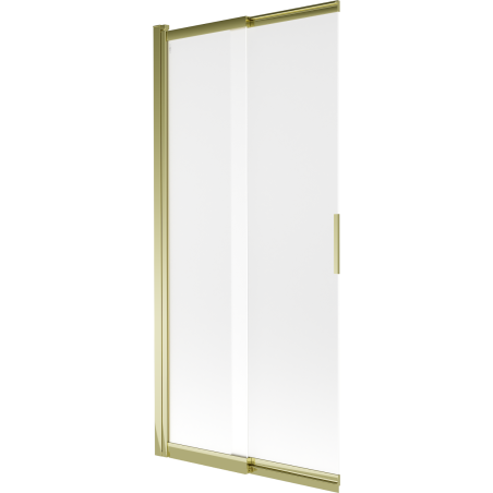 Mexen Fox 2-flügelige Schiebeduschwand 85 x 150 cm, matt, gold - 891-085-002-50-30