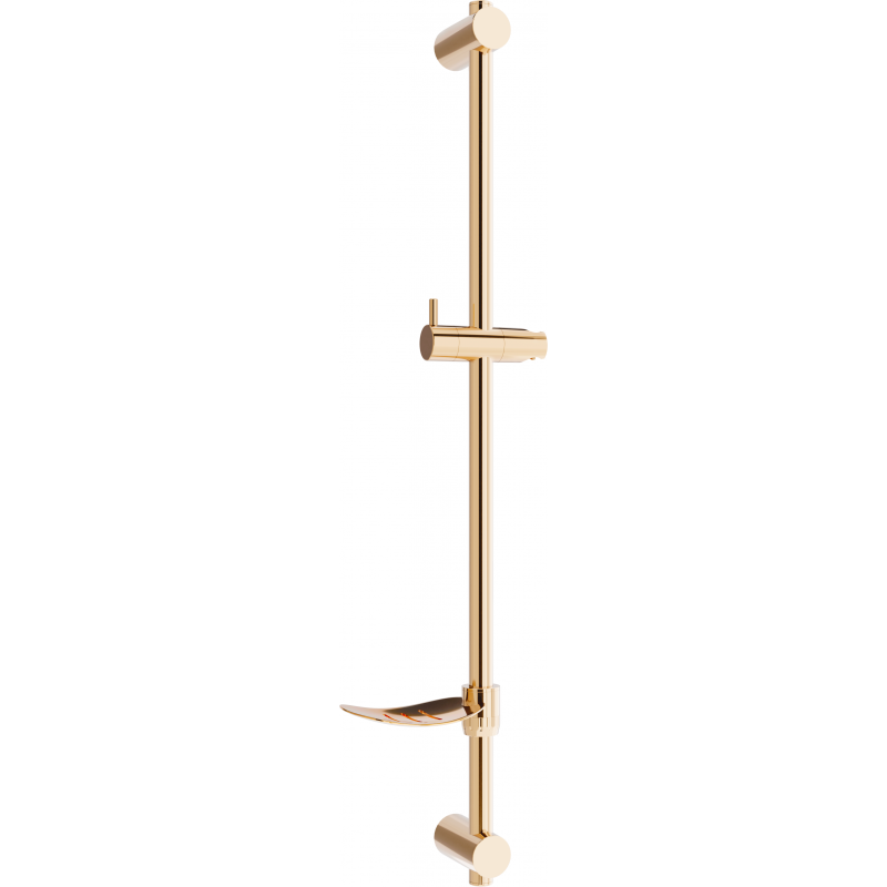 Mexen DF Duschstange mit Seifenschale 80 cm, Roségold - 79382-60
