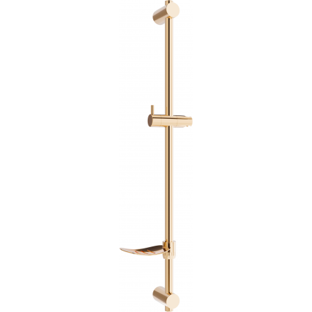 Mexen DF Duschstange mit Seifenschale 80 cm, Roségold - 79382-60