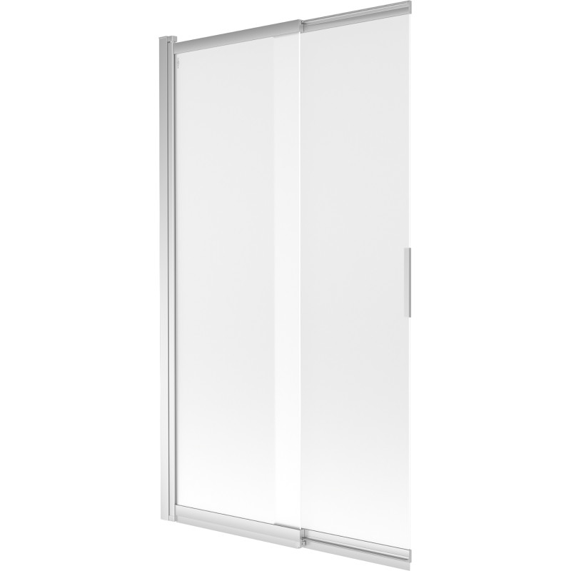Mexen Fox 2-flügelige, verschiebbare Badewannenabtrennung 100 x 150 cm, matt, Chrom - 891-100-002-01-30
