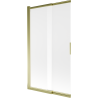 Mexen Fox 2-flügelige Schiebewannenabtrennung 100 x 150 cm, matt, gold - 891-100-002-50-30