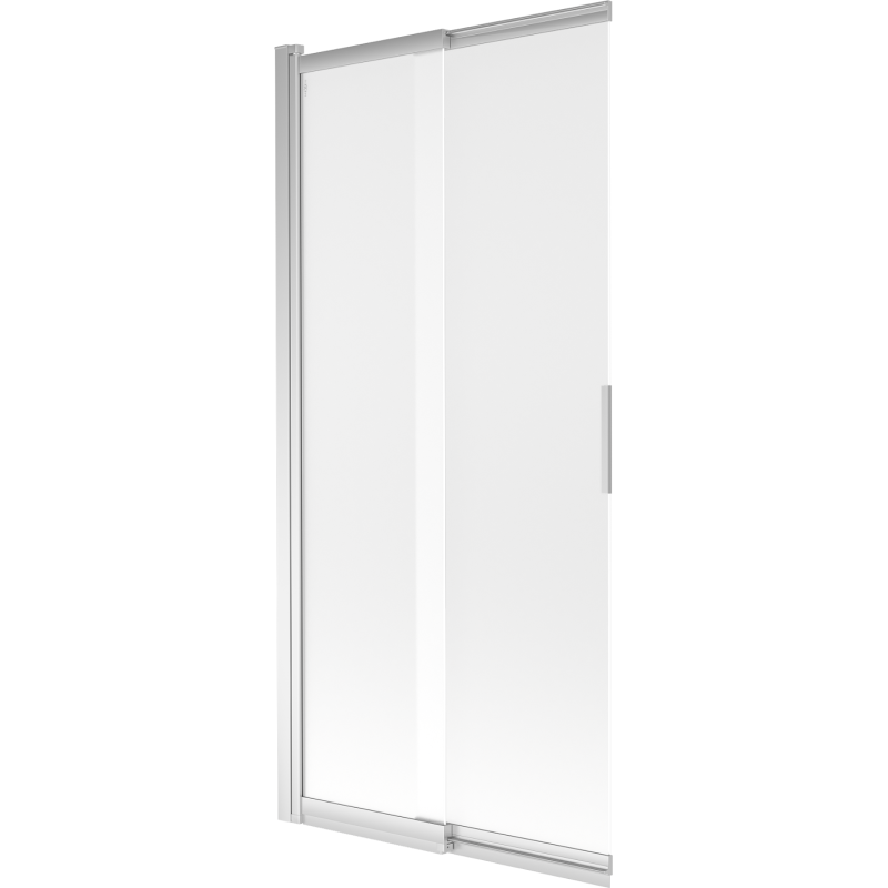 Mexen Fox Badewannenwand 2-teilig verschiebbar 85 x 150 cm, matt, chrom - 891-085-002-01-30