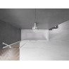 Mexen Velar 2-flügelige, verschiebbare Badewannenabtrennung 100 x 150 cm, transparent, weiß - 896-100-000-01-20