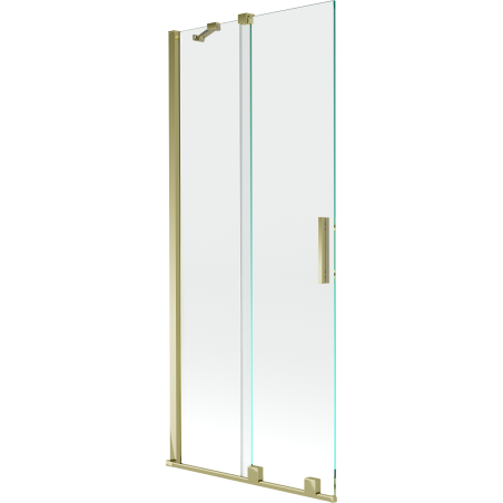 Mexen Velar 2-flügelige Schiebewannenabtrennung 85 x 150 cm, transparent, gold - 896-085-000-01-50