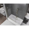 Mexen Velar zweiteilige, verschiebbare Badewannenabtrennung 130 x 150 cm, transparent, gold - 896-130-000-01-50