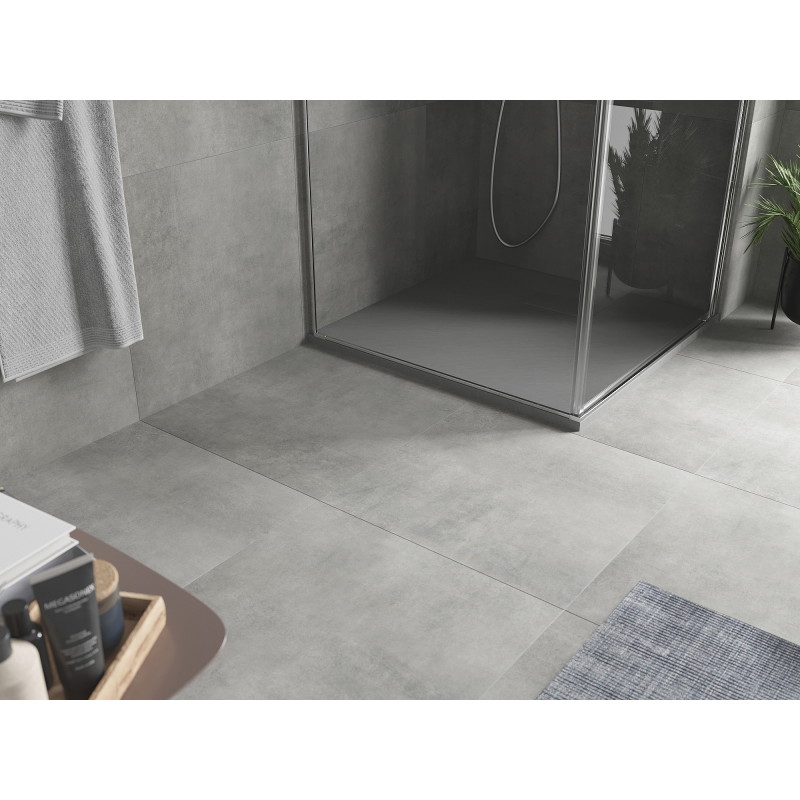 Mexen Hugo quadratische Duschtasse SMC 70 x 70 cm, grau - 42617070