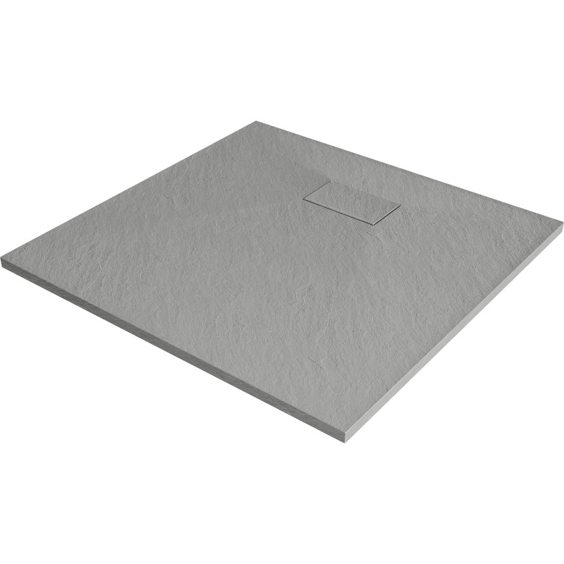 Mexen Hugo quadratische Duschtasse SMC 70 x 70 cm, grau - 42617070