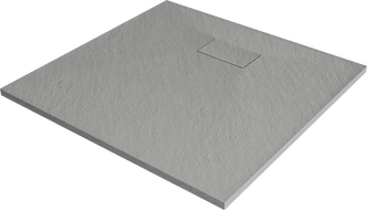 Mexen Hugo quadratische Duschwanne SMC 70 x 70 cm, grau - 42617070