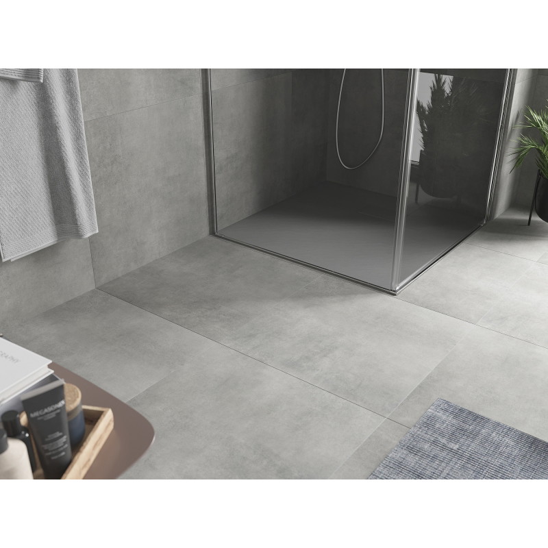 Mexen Hugo quadratische Duschtasse SMC 70 x 70 cm, grau - 42617070