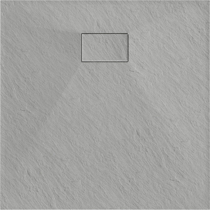 Mexen Hugo quadratische Duschtasse SMC 70 x 70 cm, grau - 42617070