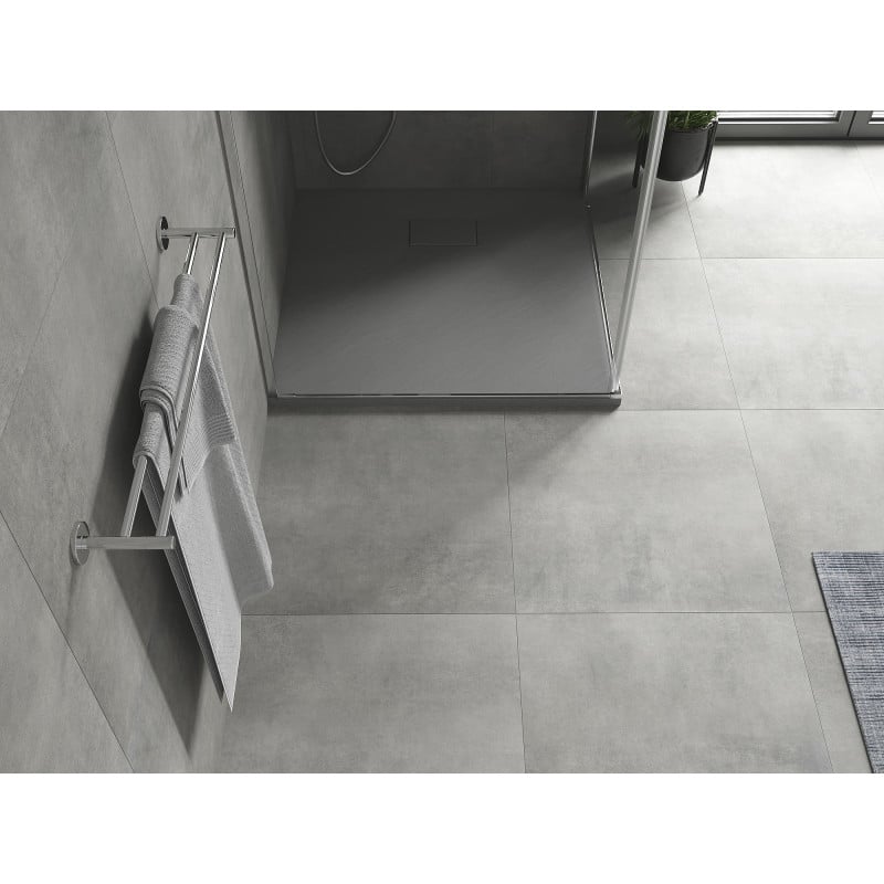 Mexen Hugo quadratische Duschwanne SMC 70 x 70 cm, grau - 42617070