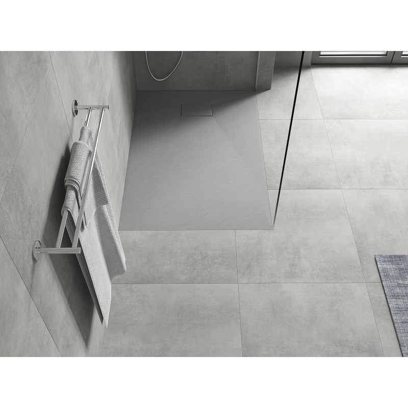 Mexen Hugo rechteckige Duschwanne SMC 130 x 70 cm, grau - 42617013