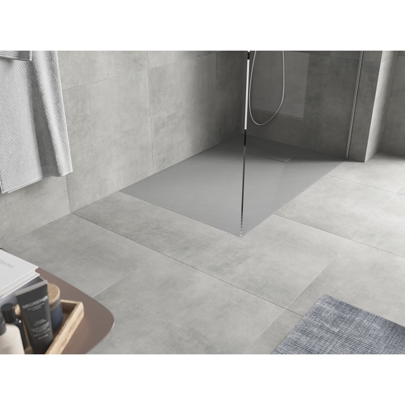 Mexen Hugo rechteckige SMC Duschwanne 130 x 80 cm, grau - 42618013