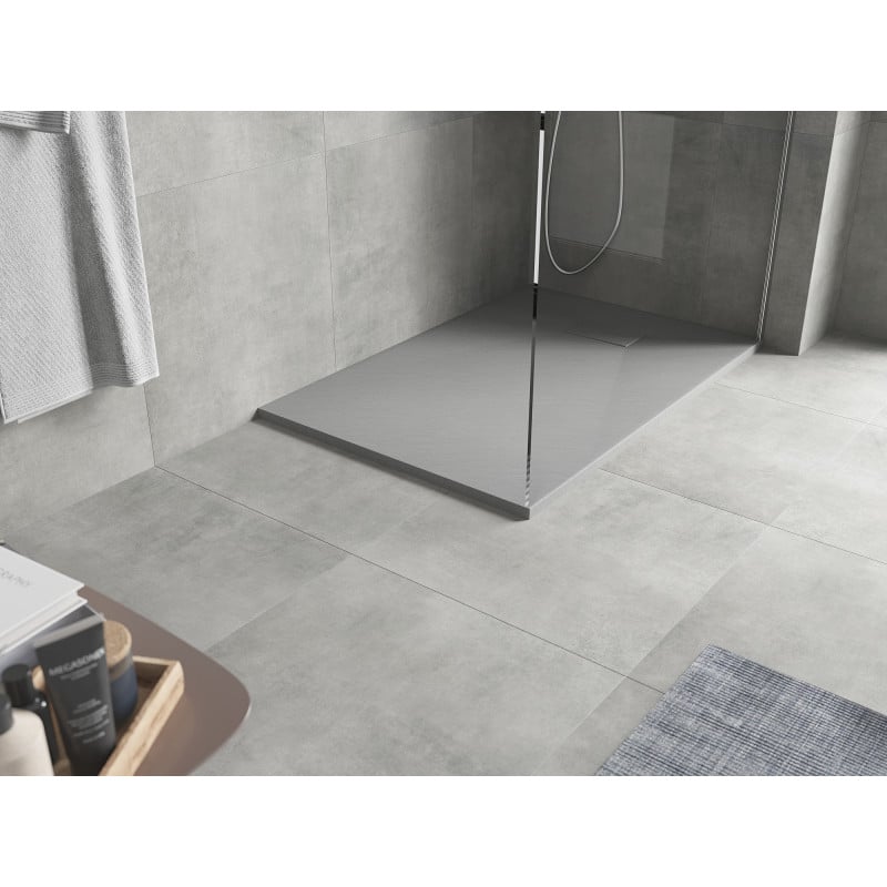Mexen Hugo rechteckige Duschwanne SMC 130 x 80 cm, grau - 42618013