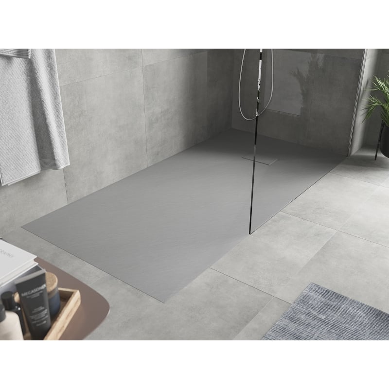 Mexen Hugo Rechteckige SMC-Duschwanne 170 x 90 cm, grau - 42619017