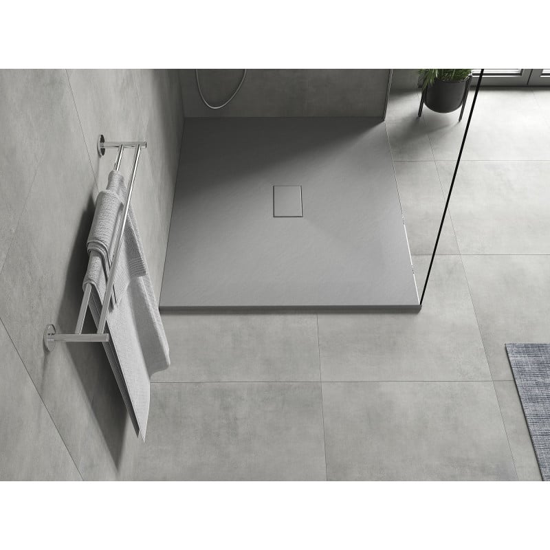 Mexen Hugo rechteckige Duschwanne SMC 130 x 100 cm, grau - 42611013