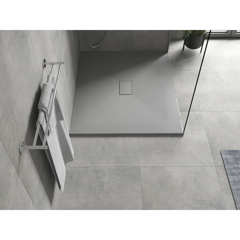Mexen Hugo rechteckige SMC-Duschwanne 130 x 100 cm, grau - 42611013