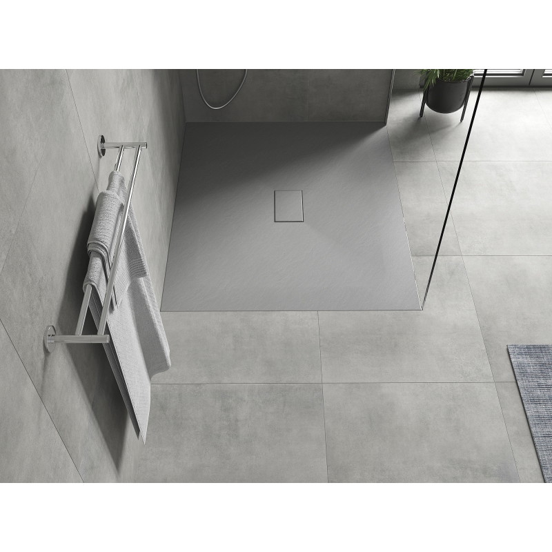 Mexen Hugo rechteckige SMC-Duschwanne 130 x 100 cm, grau - 42611013