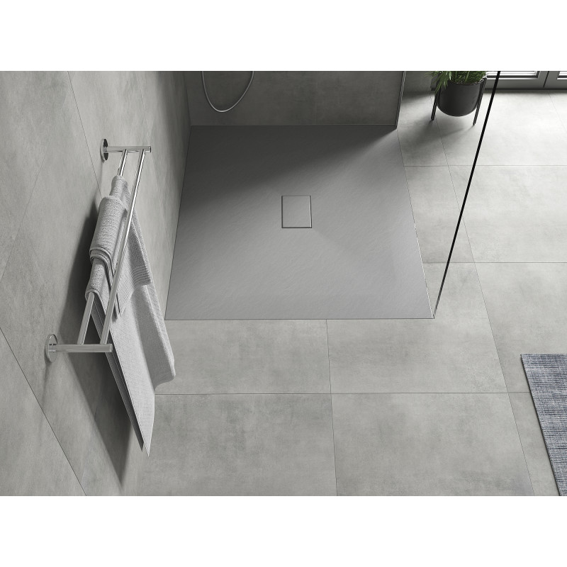 Mexen Hugo rechteckige SMC-Duschwanne 120 x 100 cm, grau - 42611012