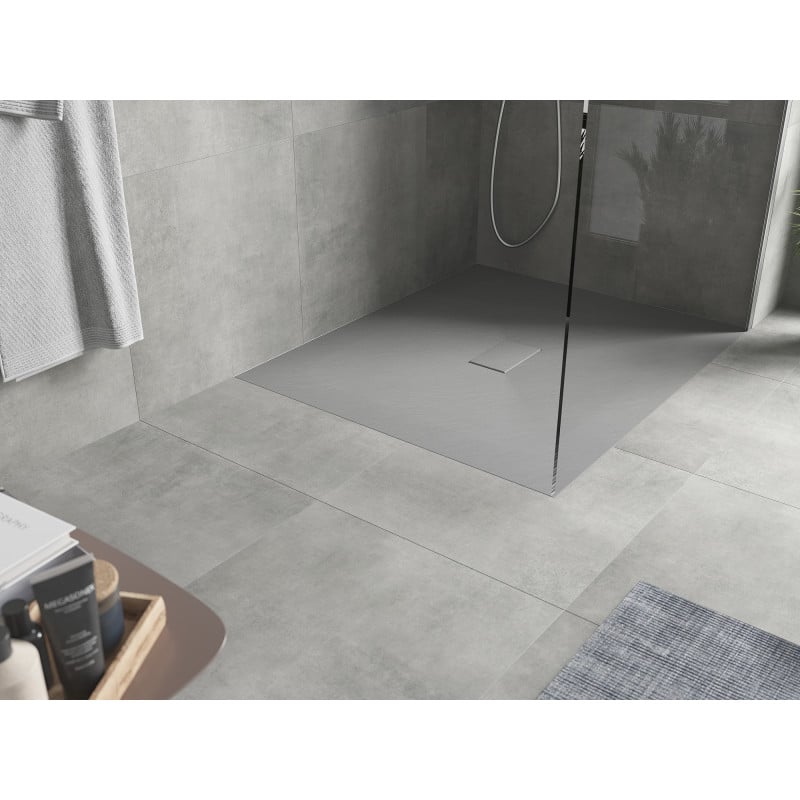 Mexen Hugo rechteckige Duschtasse SMC 140 x 100 cm, grau - 42611014