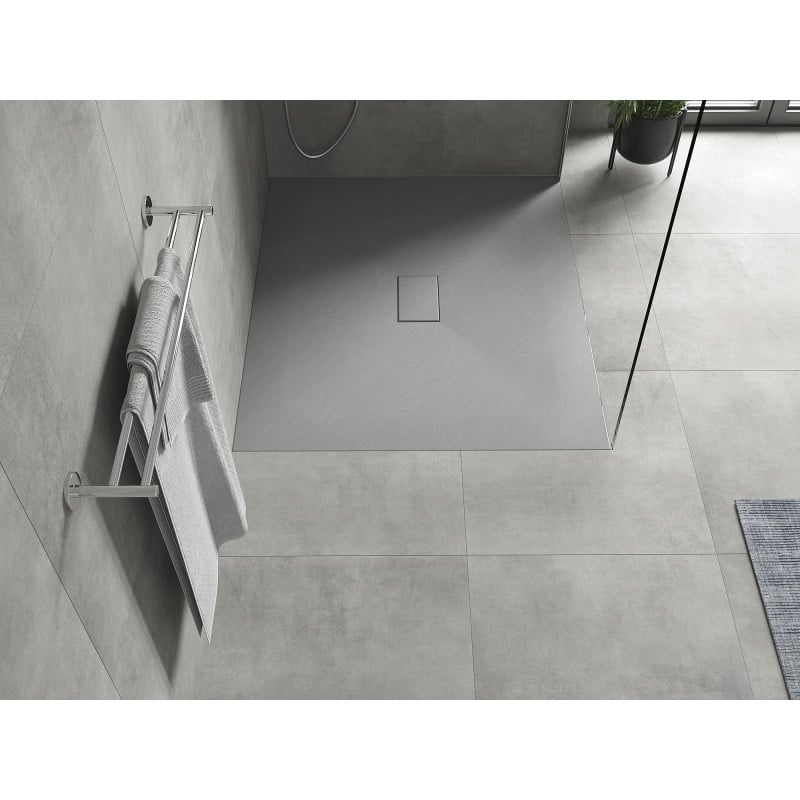 Mexen Hugo rechteckige Duschtasse SMC 140 x 100 cm, grau - 42611014