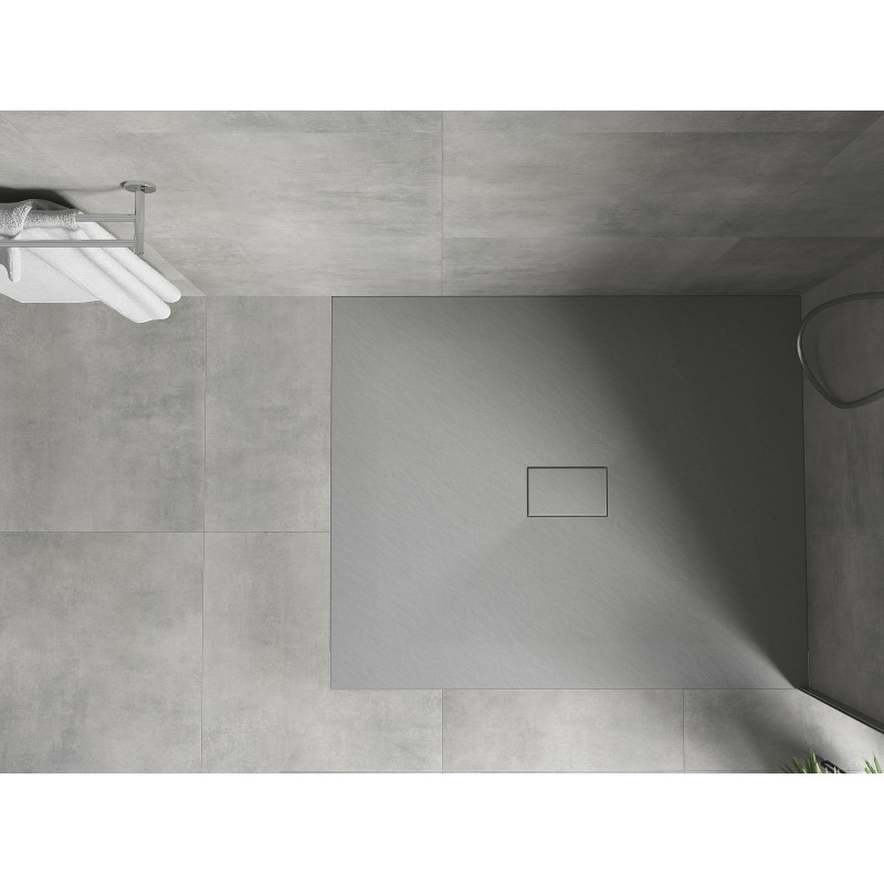 Mexen Hugo rechteckige Duschwanne SMC 140 x 100 cm, grau - 42611014