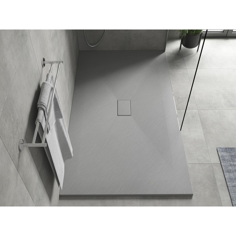Mexen Hugo rechteckige Duschwanne SMC 170 x 100 cm, grau - 42611017