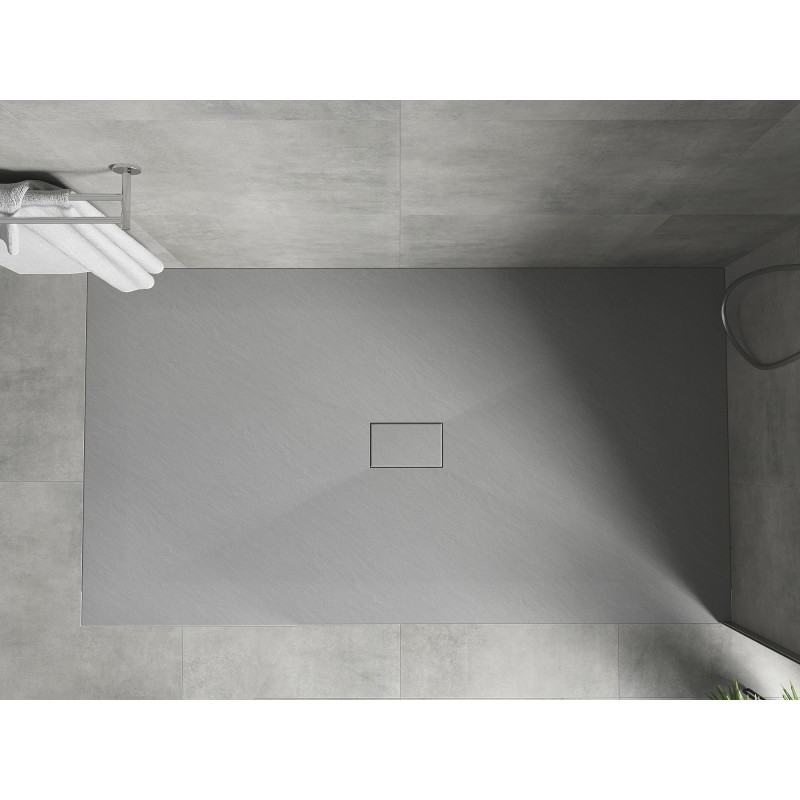 Mexen Hugo rechteckige Duschtasse SMC 180 x 100 cm, grau - 42611018