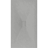 Mexen Hugo rechteckige SMC-Duschwanne 180 x 100 cm, grau - 42611018