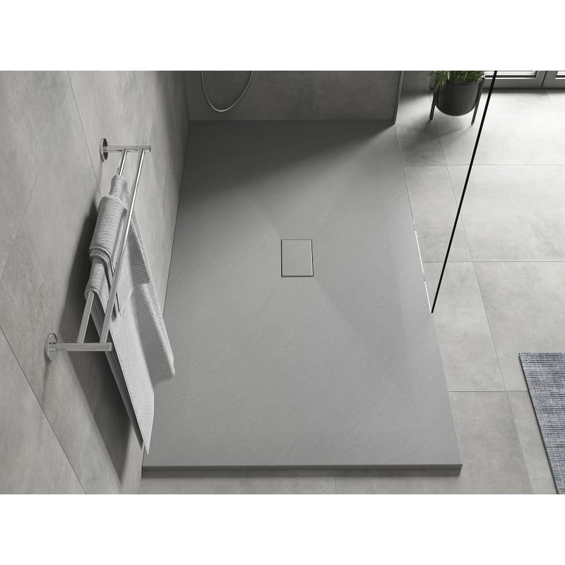 Mexen Hugo rechteckige SMC-Duschwanne 180 x 100 cm, grau - 42611018