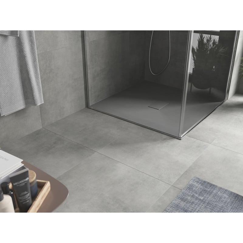 Mexen Hugo quadratische Duschwanne SMC 100 x 100 cm, Grau - 42611010