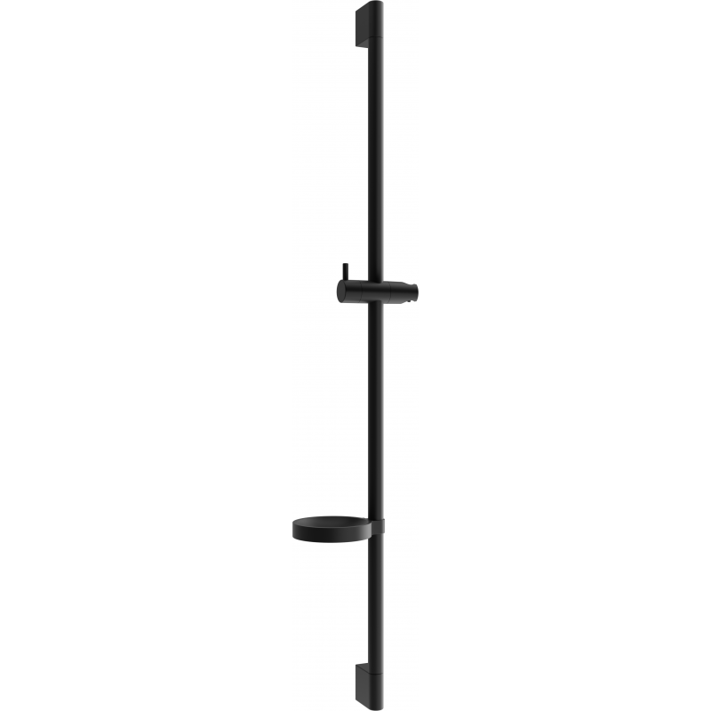 Mexen DS Duschstange mit Seifenschale 90 cm, schwarz - 79383-70