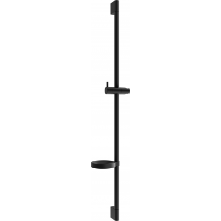 Mexen DS Duschstange mit Seifenablage 90 cm, schwarz - 79383-70