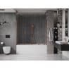 Mexen Velar Duo 2-flügelige, verschiebbare Badewannenabtrennung 180 x 150 cm, transparent, Roségold - 896-180-000-02-60