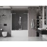 Mexen Velar Duo Badewannenabtrennung, 2-teilig verschiebbar, 160 x 150 cm, transparent, weiß - 896-160-000-02-20