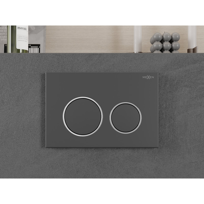 Mexen Fenix 07 XS Spültaste, Gun Gray - 600766