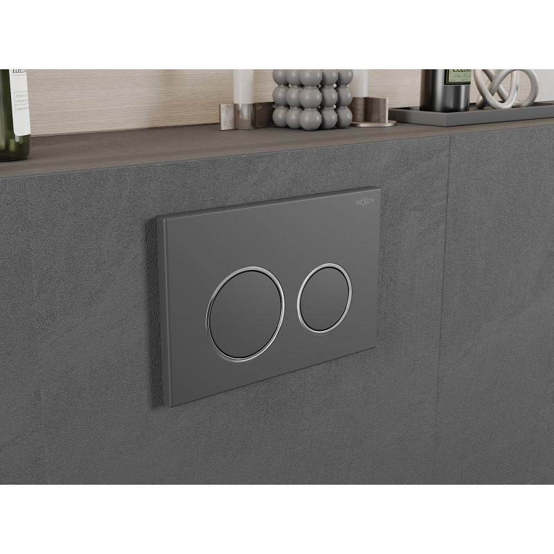 Mexen Fenix 07 XS Spültaste, Gun Gray - 600766