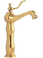 Mexen Vela hoher Waschtischarmatur, gold - 744510-50