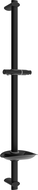 Mexen DB Duschstange mit Seifenschale 75 cm, schwarz - 79384-70