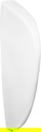 Mexen Hängendes Urinal-Trennwand, weiß - 37117600